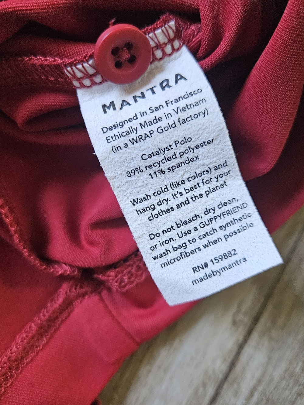 Mantra Golf Men's Red Active Performance Catalyst Polo Shirt Large Stretch - Picture 4 of 7